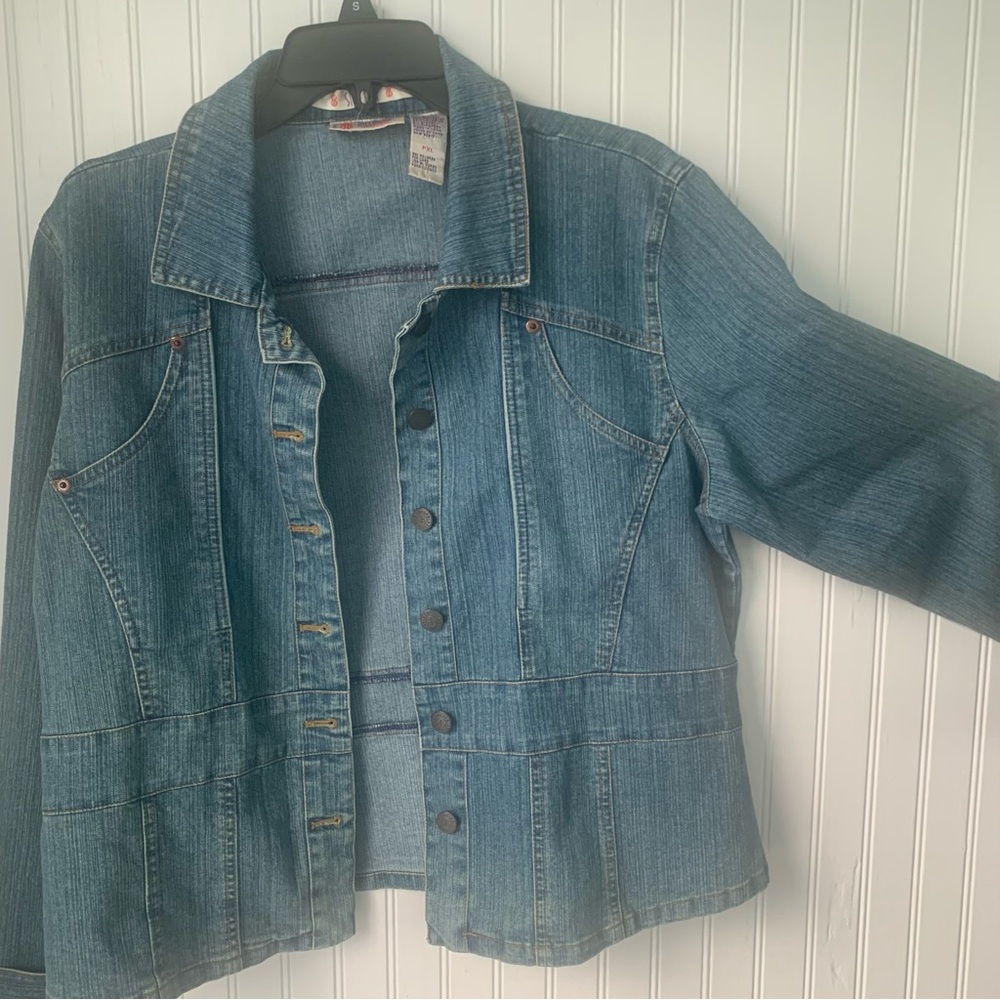 Bill Blass Classic Blue Jean Jacket (PXL)